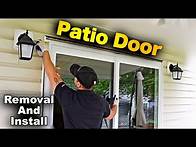 Video thumbnail for How To Remove And Install A Patio Door - QUICK AND EASY! Step-By-Step Tutorial