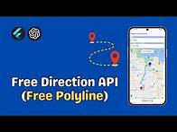 Video thumbnail for Flutter Google Maps Direction API Free Alternative + Source Code