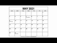Video thumbnail for Printable May 2021 Calendar Templates with Holidays - Wiki Calendar
