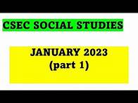 Video thumbnail for 2023 social studies paper 1 explanation