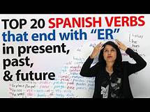 Video thumbnail for Learn 20 important Spanish Verbs that end with "ER"