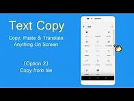 Video thumbnail for Textcopy- Copy,Paste, Translate anything on screen