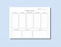 Video thumbnail for Printable Weekly Planner Bundle | Weekly Calendar | Digital Week Planner PDF & Template | Customizable To-do List Kids Chore Grocery Travel - Etsy