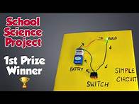 Video thumbnail for How To Make a Simple Electric Circuit | Science project for school exhibition | Simple circuit model