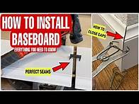 Video thumbnail for HOW TO INSTALL BASEBOARD. Everything you need to know for an easy flawless install