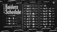 Video thumbnail for Las Vegas Raiders announce 2024 schedule