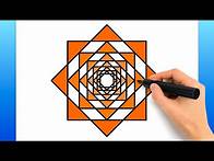 Video thumbnail for How To Draw A Geometric Square Design (Easy Drawing Tutorial)