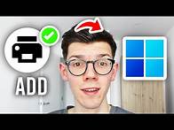 Video thumbnail for How To Add Printer On Windows 11 - Full Guide