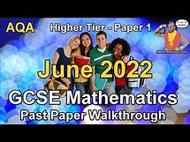 Video thumbnail for AQA GCSE Maths June 2022 Paper 1 Higher Tier Past Paper Walkthrough