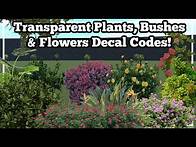 Video thumbnail for TRANSPARENT PLANT, BUSH, & FLOWER DECAL CODES | BLOXBURG ROBLOX | ROBUILDS
