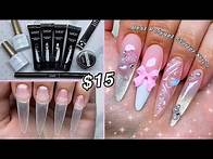 Video thumbnail for TESTING A $15 POLYGEL KIT FROM AMAZON! BEST POLYGEL STARTER KIT FOR BEGINNERS?? | Nail Tutorial