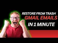 Video thumbnail for Restore deleted Emails from Gmail Trash 2025 | Recover Permanently Deleted Emails #gmail #gmailhelp