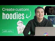 Video thumbnail for How to create a custom hoodie with pictures for everyone