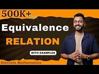 Video thumbnail for Equivalence Relation in Discrete Mathematics with examples