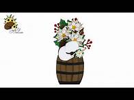 Video thumbnail for Christmas Hat Box Card SVG Assembly Tutorial