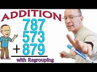Video thumbnail for Adding 3-Digit Numbers With Regrouping - Maths for Kids