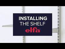 Video thumbnail for How To: Install an Elfa® Shelf