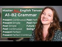 Video thumbnail for Master ALL English Tenses | A1-B2 English Grammar (FREE PDF! 📄)
