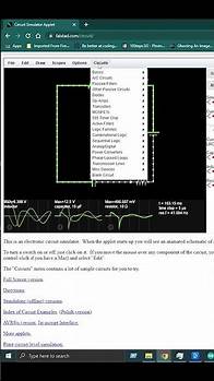 Video thumbnail for Free Online Electronics Circuit Simulator || open source