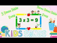 Video thumbnail for The 3 Times Table Song (Multiplying by 3) | Silly School Songs