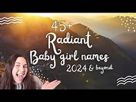 Video thumbnail for 45+ Wonderful Baby Girl Names on the RISE for 2024 | Baby Name Ideas for Girls