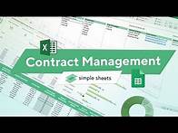 Video thumbnail for Contract Management Excel Template Step-by-Step Video Tutorial by Simple Sheets