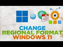 Video thumbnail for How to Change Regional Format in Windows 11