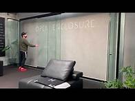 Video thumbnail for Frameless Folding Doors