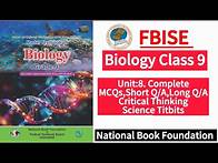 Video thumbnail for Class 9 Biology Unit 8 Complete Exercise | New Syllabus 2024|LearnOnlineWithAnum