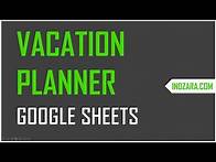 Video thumbnail for Team Vacation Planner in Google Sheets