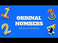 Video thumbnail for Math Grade 1-2: ORDINAL NUMBERS (Instructional Material / Tutorial / Practice Activities)