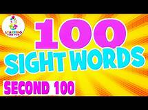 Video thumbnail for 100 SIGHT WORDS for Kids (Learn High Frequency Words) | FRY WORDS List 2