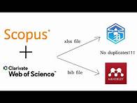 Video thumbnail for How to merge Scopus and Web of Science (WoS) databases to use on Bibliometrix or Mendeley