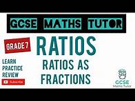 Video thumbnail for Ratios as Fractions - The GCSE Questions Students Struggle With! | Grade 7 Series | GCSE Maths Tutor
