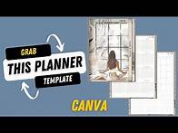 Video thumbnail for How to Customize the 2025 Canva Digital Planner Template | Free Template Included!