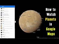 Video thumbnail for Planets in Google Map | How to watch other planets of Solar System | Google Map New Update