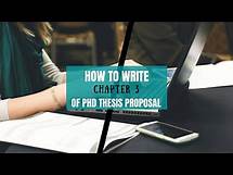 Video thumbnail for How to write Chapter 3 (Research Methodology) of a PhD Thesis Proposal