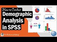 Video thumbnail for 9. How to Do Demographic Analysis in SPSS | SPSS for Beginners