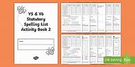 Video thumbnail for Y5 and Y6 Statutory Spelling Activity Booklet 2