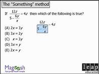 Video thumbnail for GRE Math Tricks: The "Something" Method for complicated equations