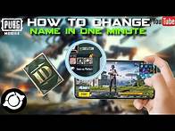 Video thumbnail for The Only way to Change Name in PUBG Mobile In 2025😱