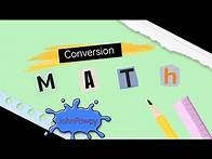 Video thumbnail for Converting cubic centimeter to cubic meter and vice versa