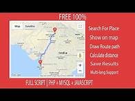 Video thumbnail for draw route between two locations in google map | FULL SCRIPT