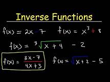 Video thumbnail for How To Find The Inverse of a Function