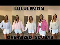 Video thumbnail for LULULEMON OVERSIZED SCUBA COMPARISON | Half Zip, Full Zip, Funnel Neck | How each size fits