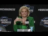 Video thumbnail for LSU Elite 8 Postgame Press Conference - 2024 NCAA Tournament