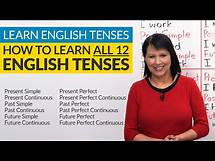 Video thumbnail for Learn English Tenses: How to learn ALL 12 tenses