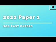 Video thumbnail for Higher Physics | SQA Past Papers | 2022 | Paper 1 (Multiple Choice)