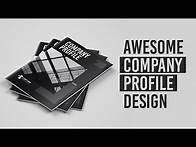 Video thumbnail for Awesome Company Profile Design #1 - Speed Art