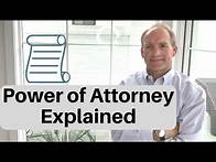 Video thumbnail for Power of Attorney Explained